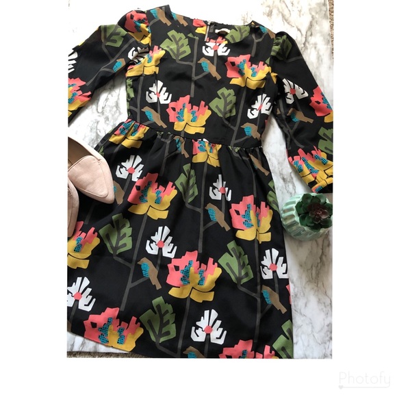 Fossil Dresses & Skirts - Fossil | forest scene midi dress • xs